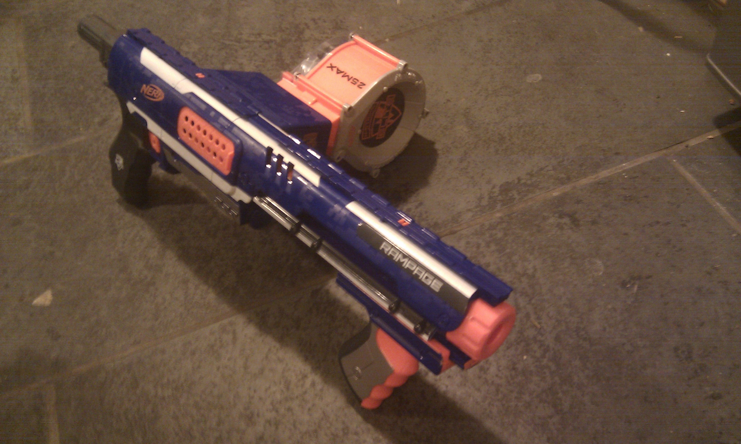 A picture of a Nerf gun